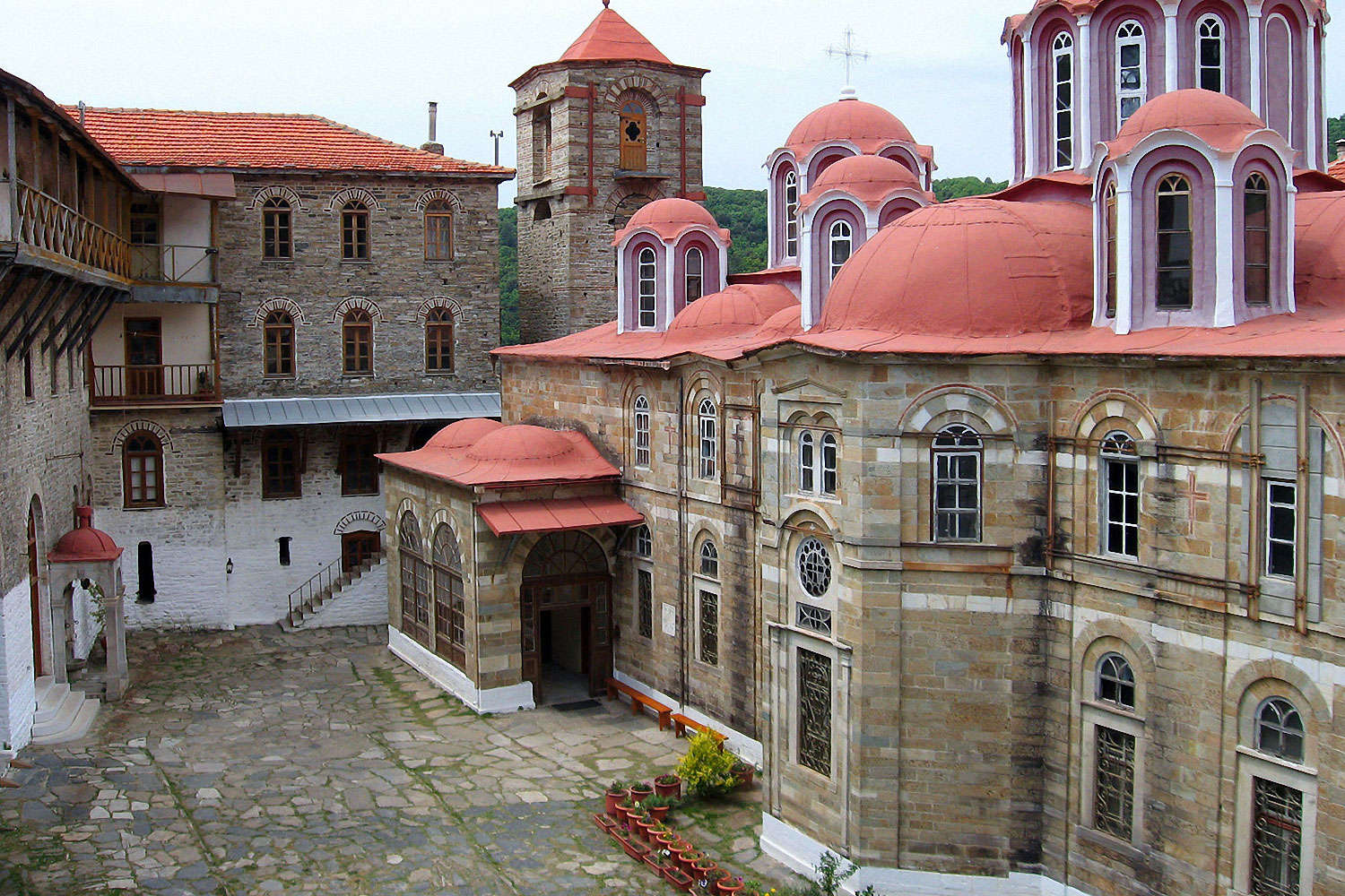 афонский монастырь в греции
